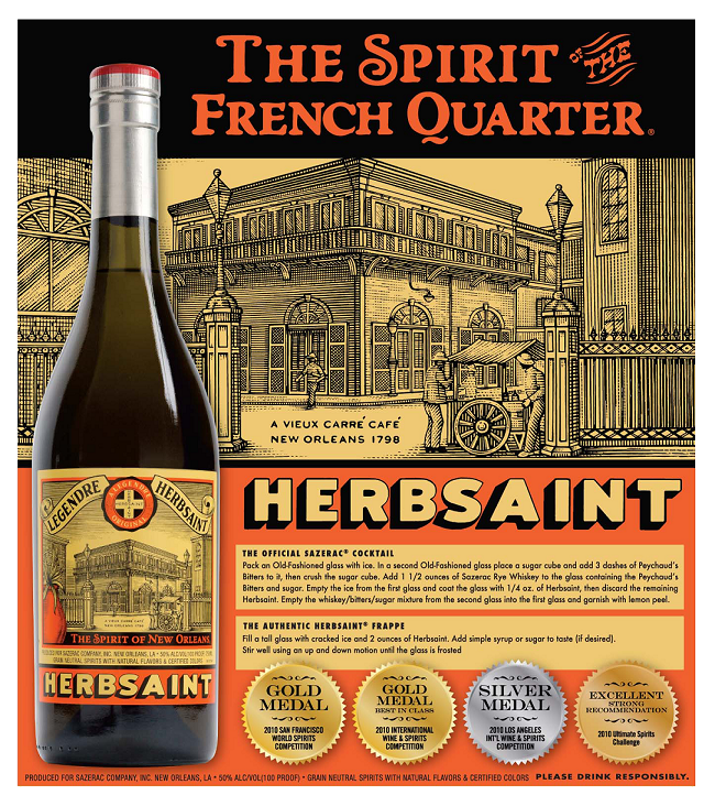 Looking for Absinthe? Give the Herbsaint a Try! The Kensington Wine