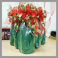 Single-bottle gift wrapping