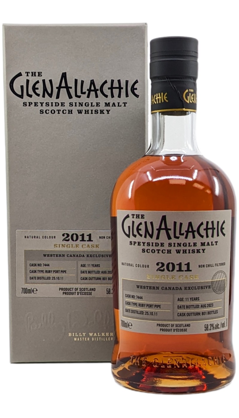 GlenAllachie 2011 Ruby Port Cask #7444