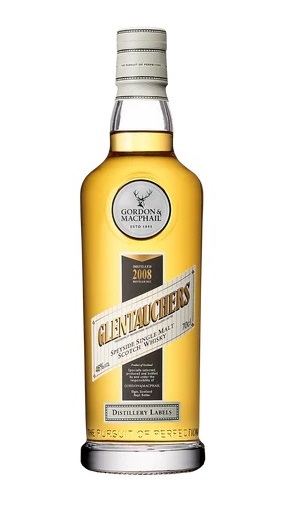 G&M Distillery Label Glentauchers 2008