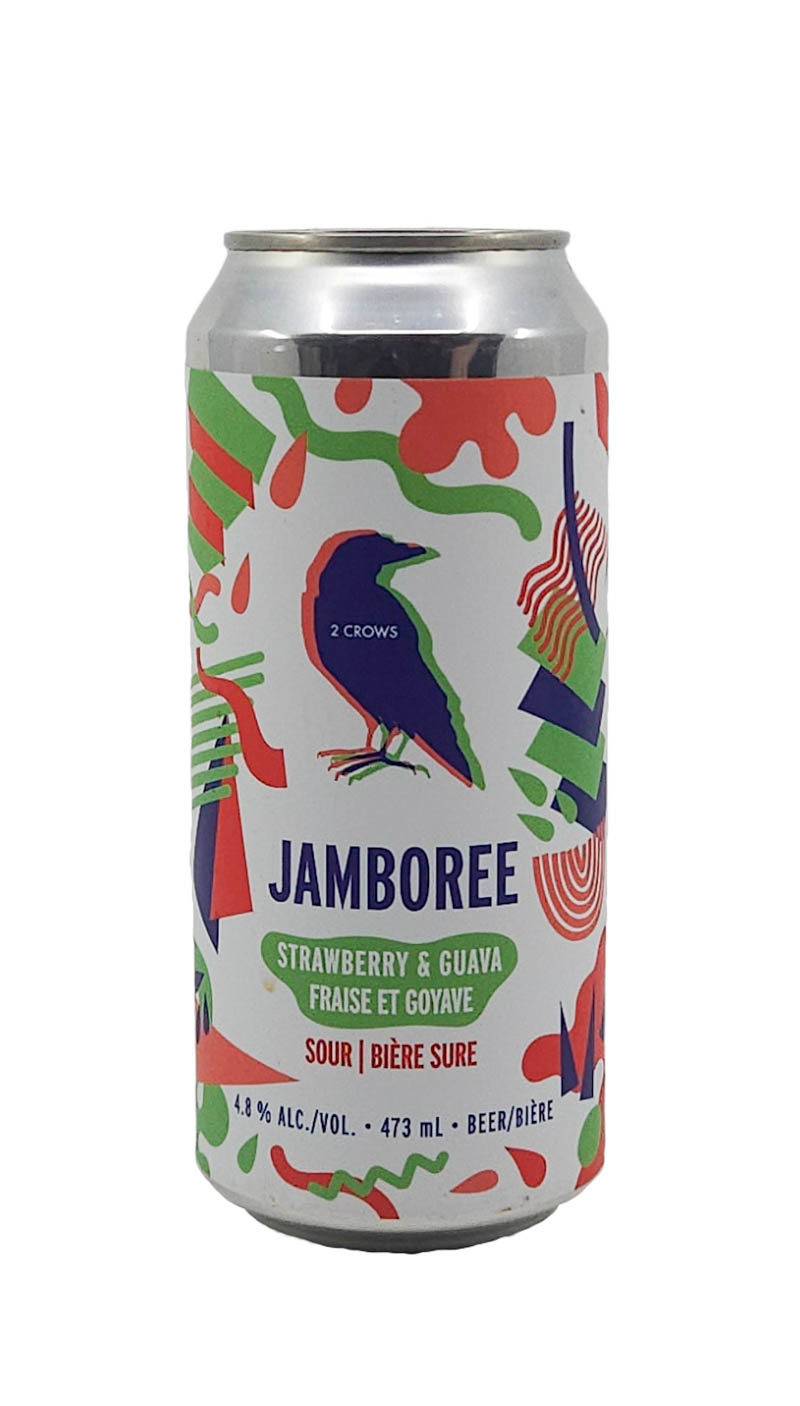 2 Crows Jamboree Sour w Strawberry Guava