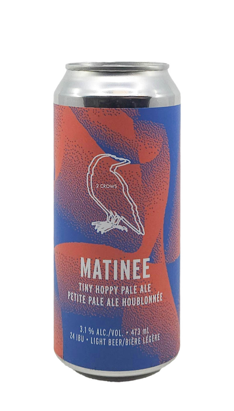 2 Crows Matinee Tiny Hoppy Pale Ale