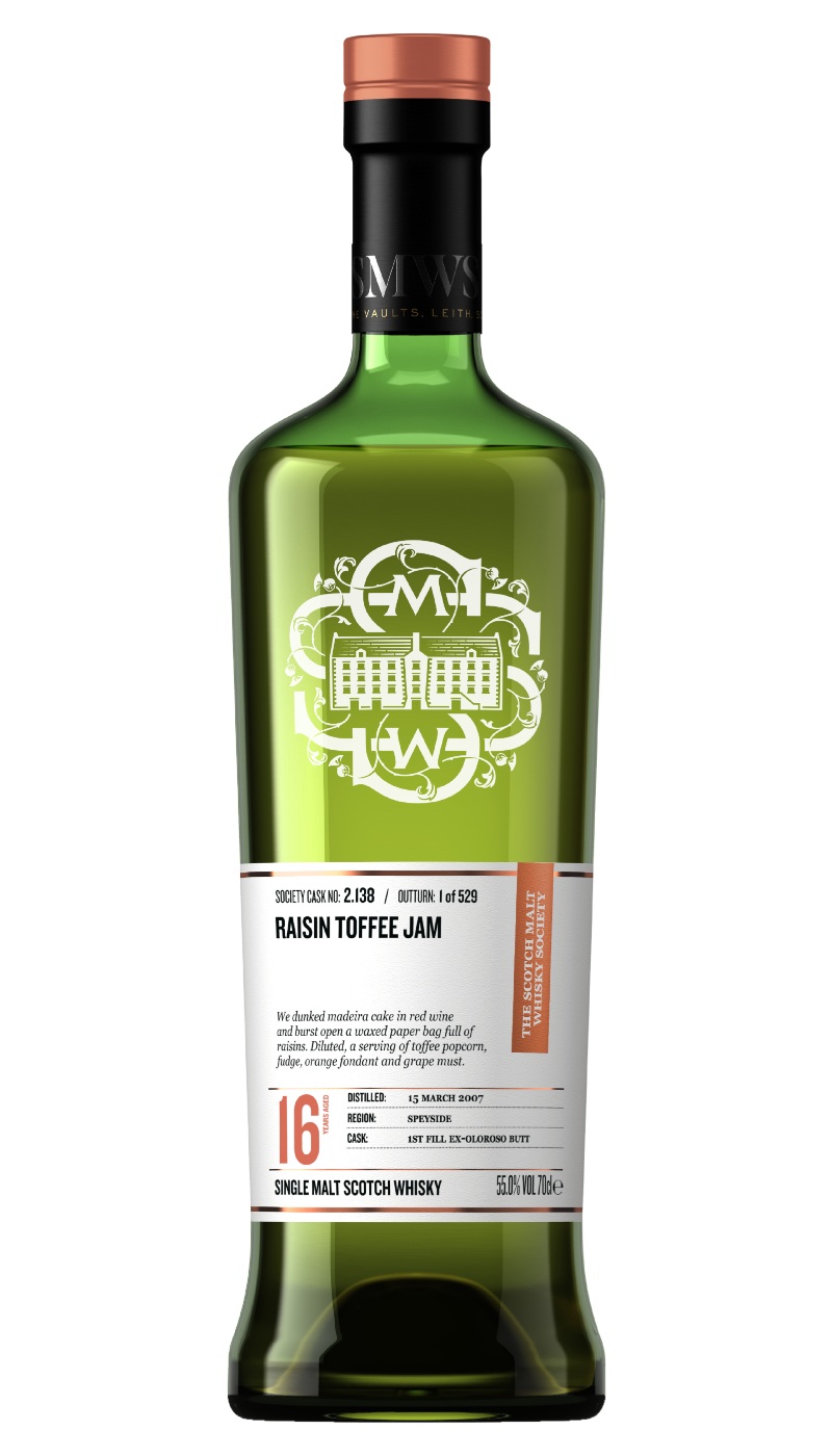 SMWS 2.138 RAISIN TOFFEE JAM