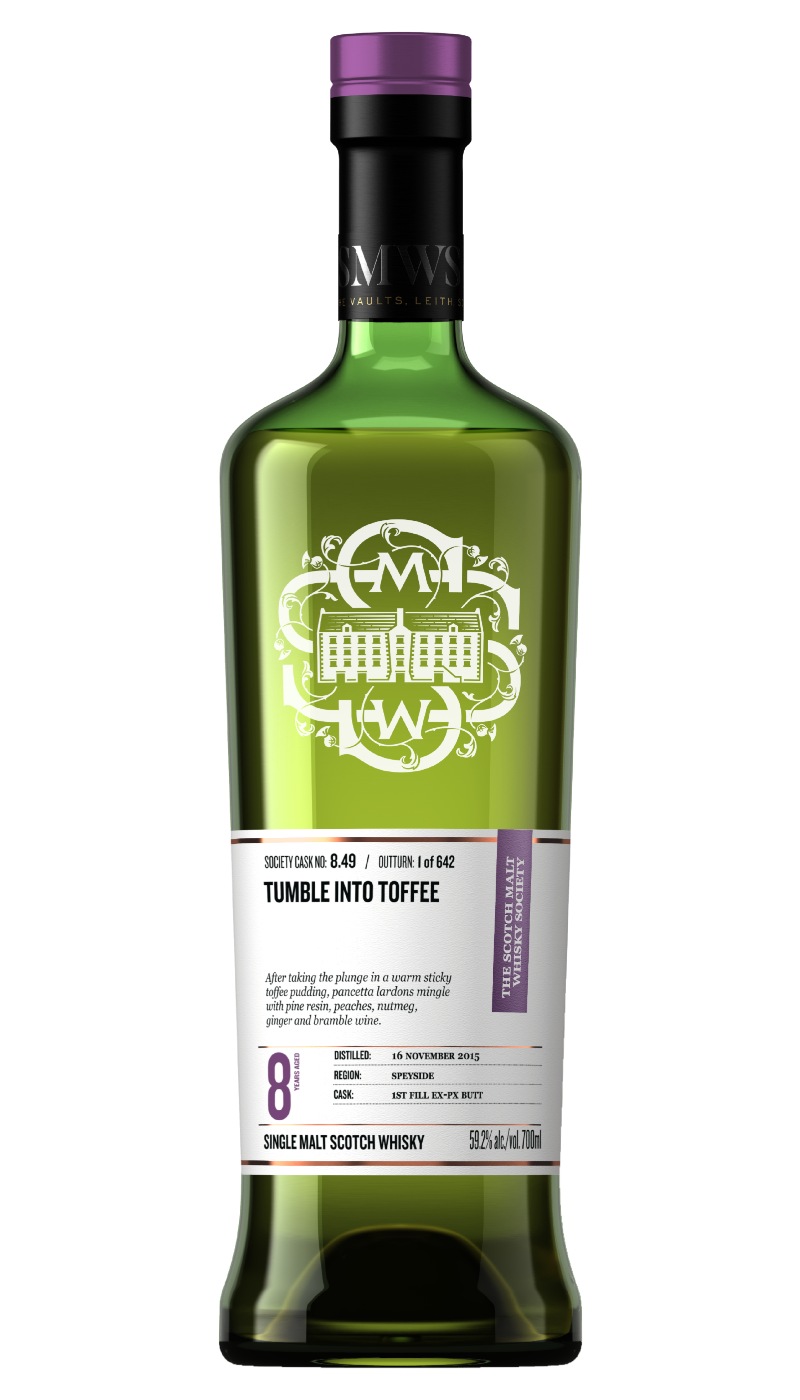 SMWS 8.49 TUMBLE INTO TOFFEE