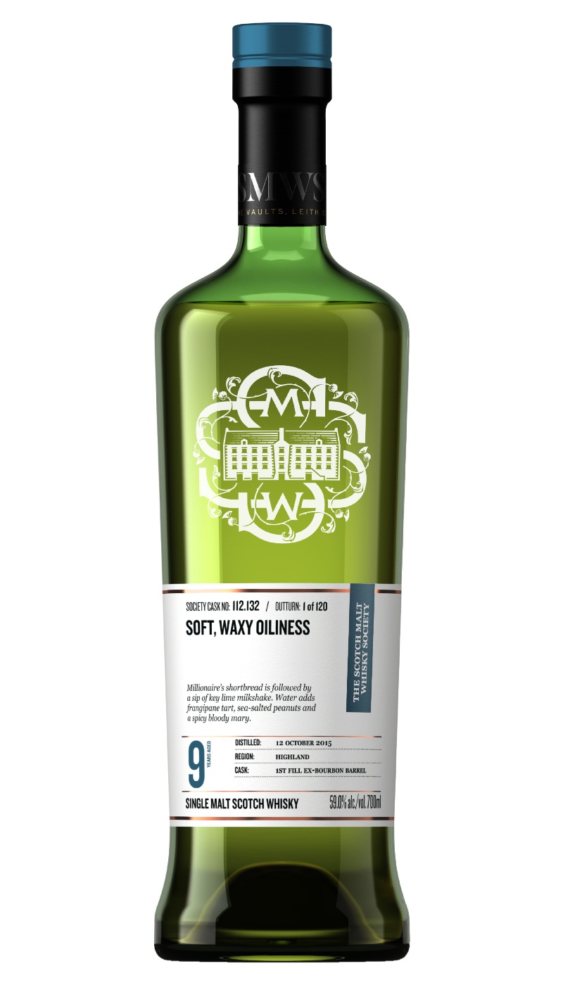 SMWS 112.132 SOFT WAXY OILINESS