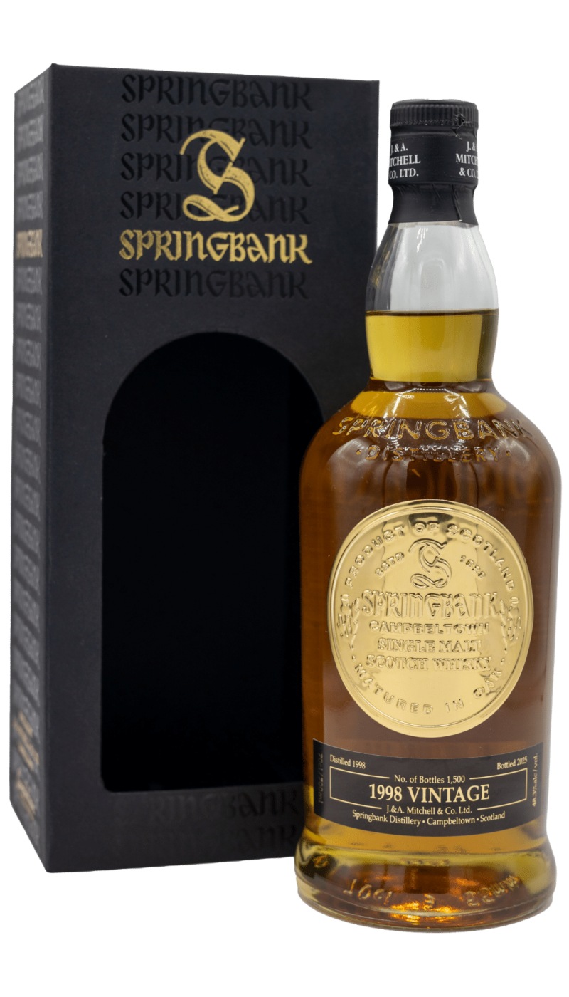 Springbank 1998 Vintate - Not For Sale