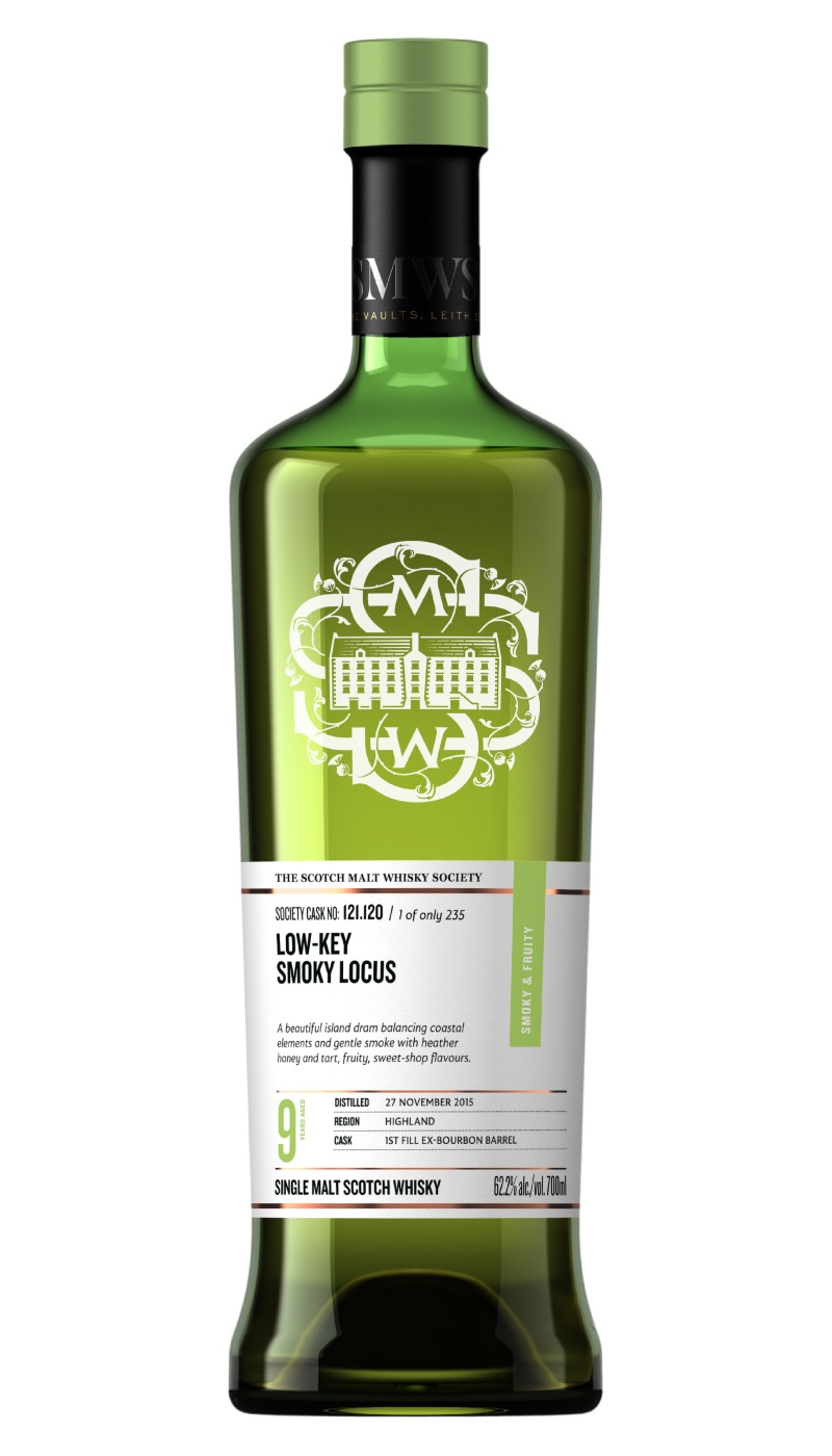 SMWS 121.120 LOW-KEY SMOKY LOCUS
