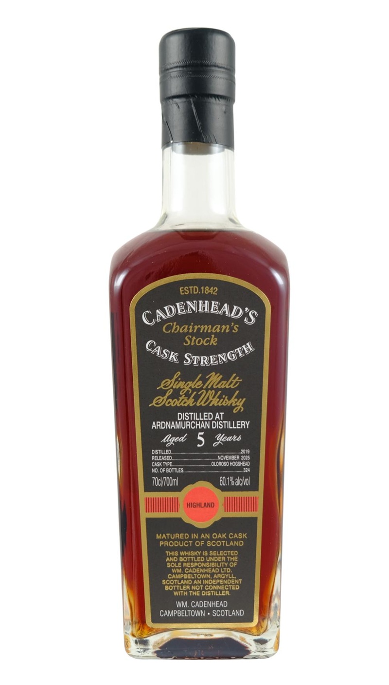 Cadenhead Chairman's Ardnamurchan 5 Year