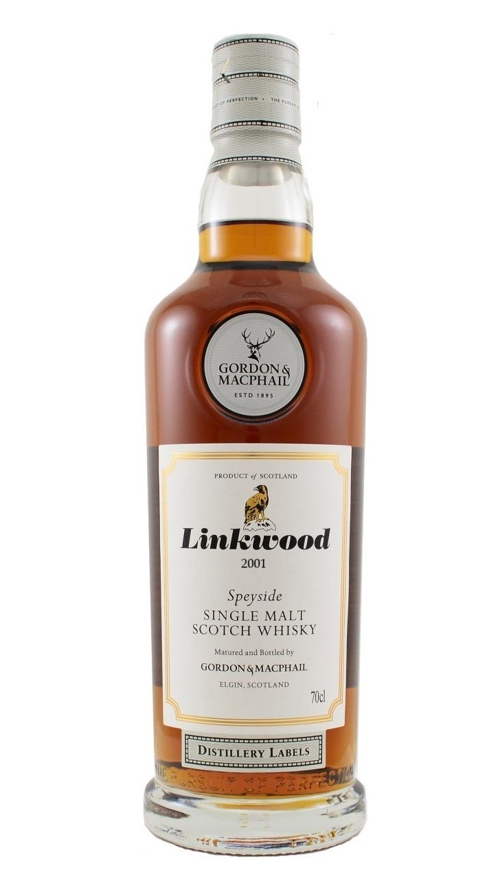 G&M Distillery Label Linkwood 2001