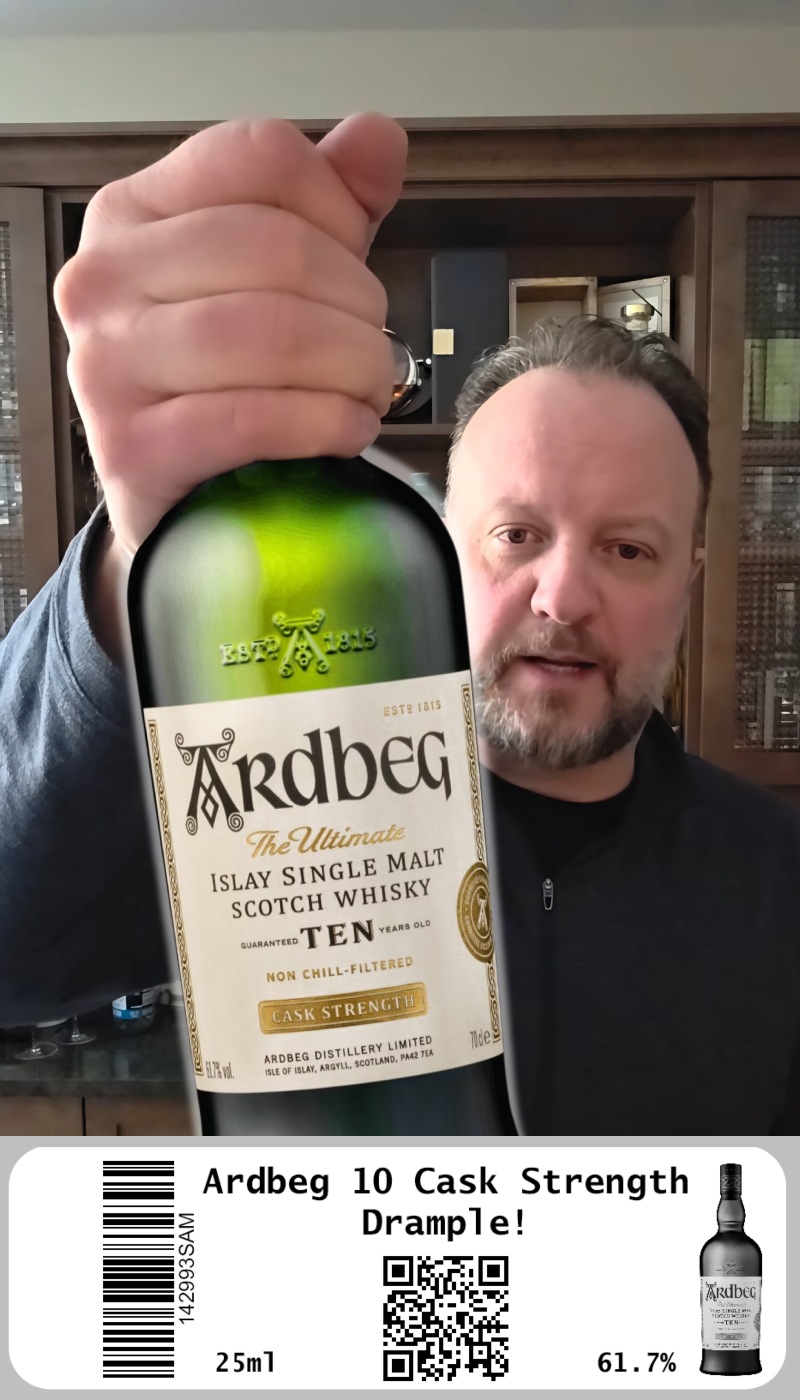 Ardbeg Ten Cask Strength 25ml Sample