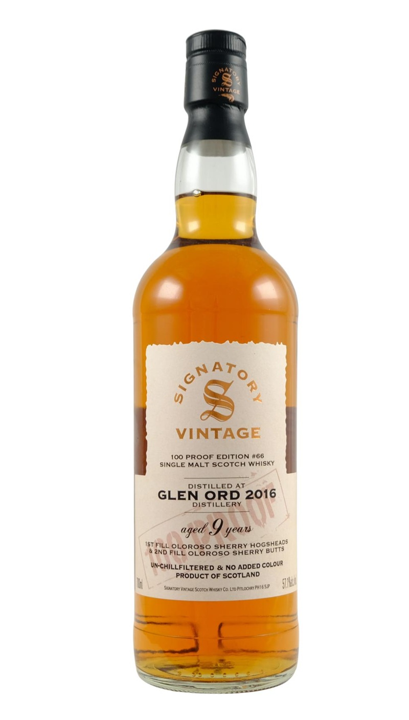 Signatory 100 Proof Glen Ord 9 Yr #66