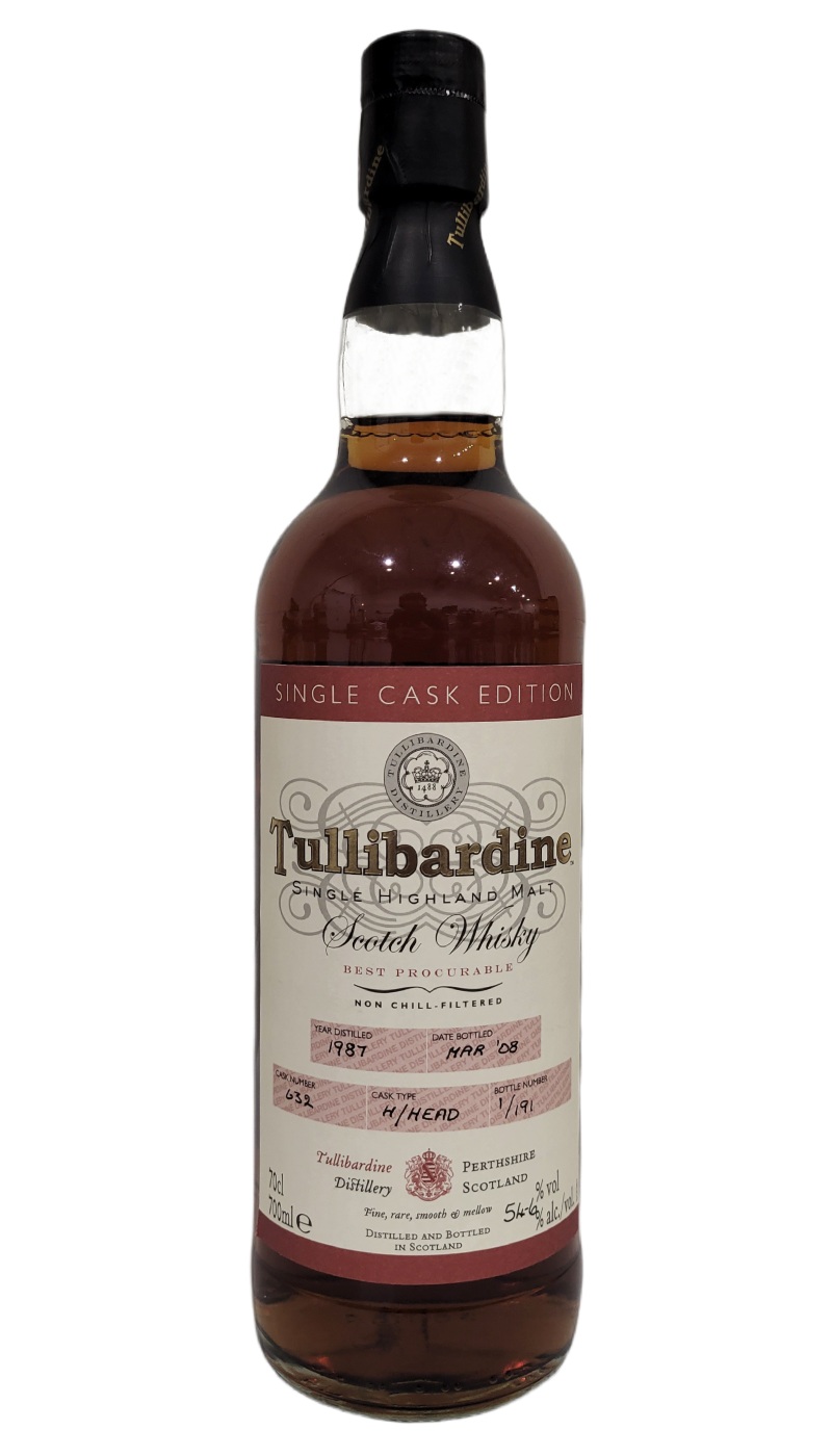 Tullibardine 1987 KWM Cask & Glass