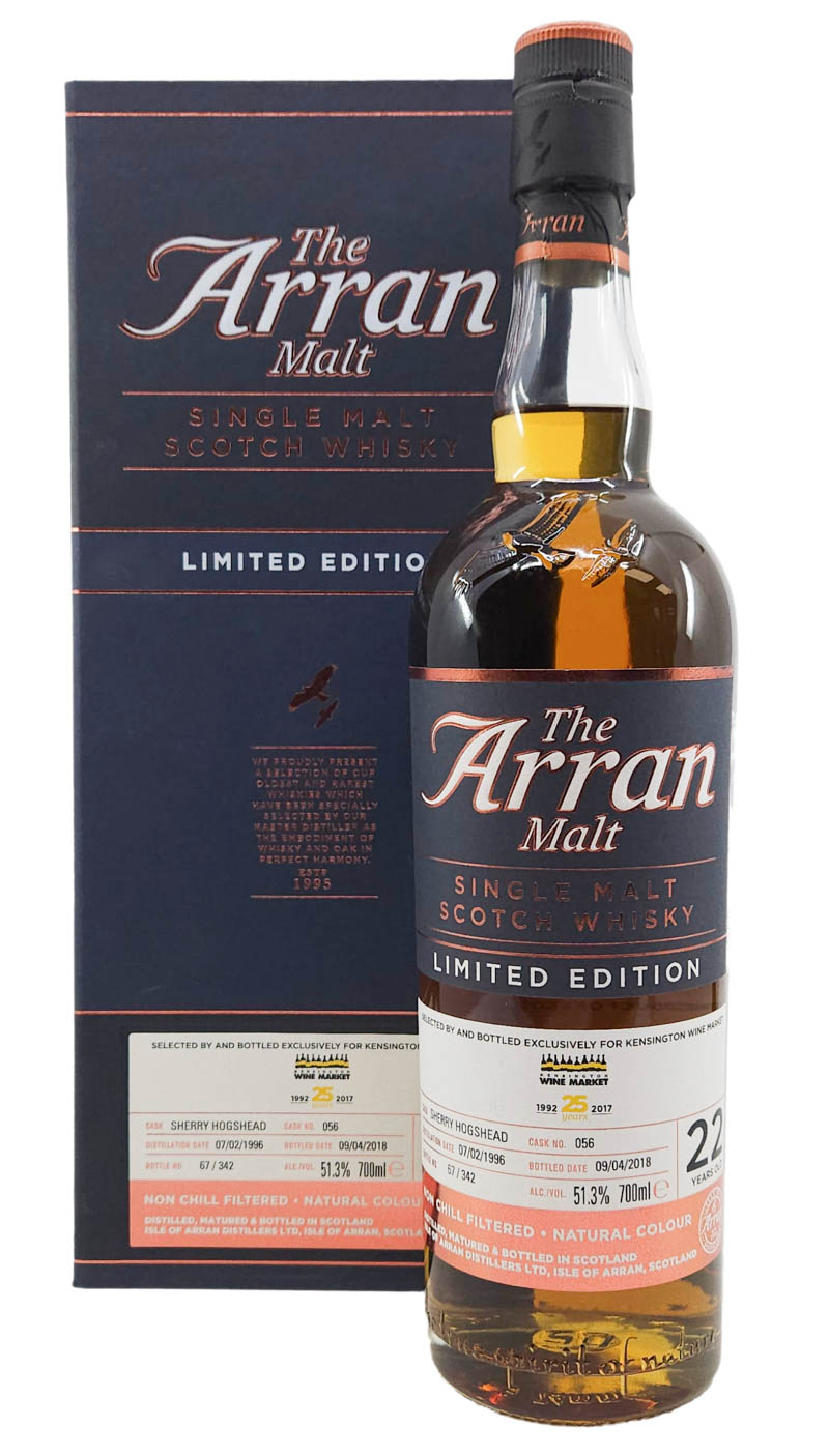 Arran 1996 KWM Cask 56 22 Year