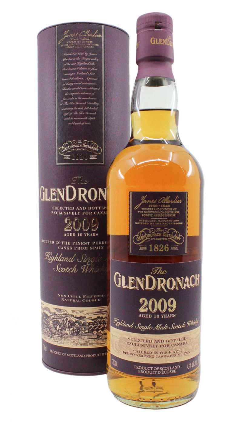 Glendronach 2009 10 Year for Canada