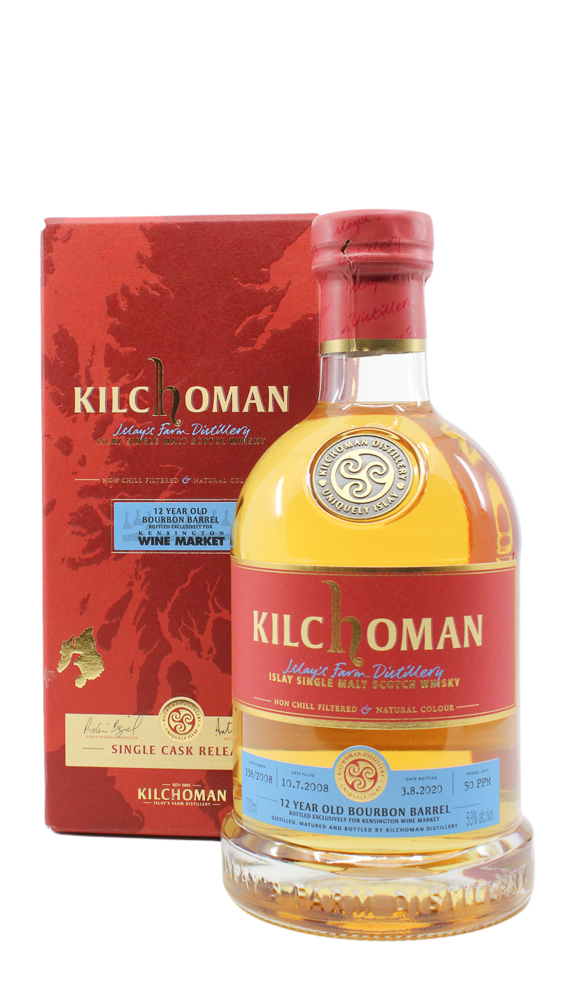 Kilchoman 12 Year KWM Bourbon Cask 338
