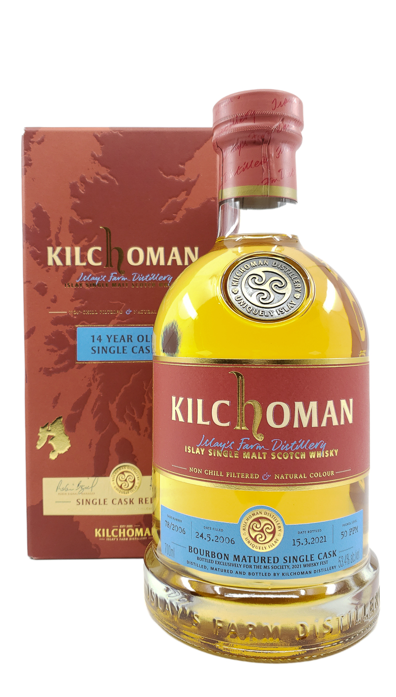 Kilchoman 14 Year MS Society YYC Cask