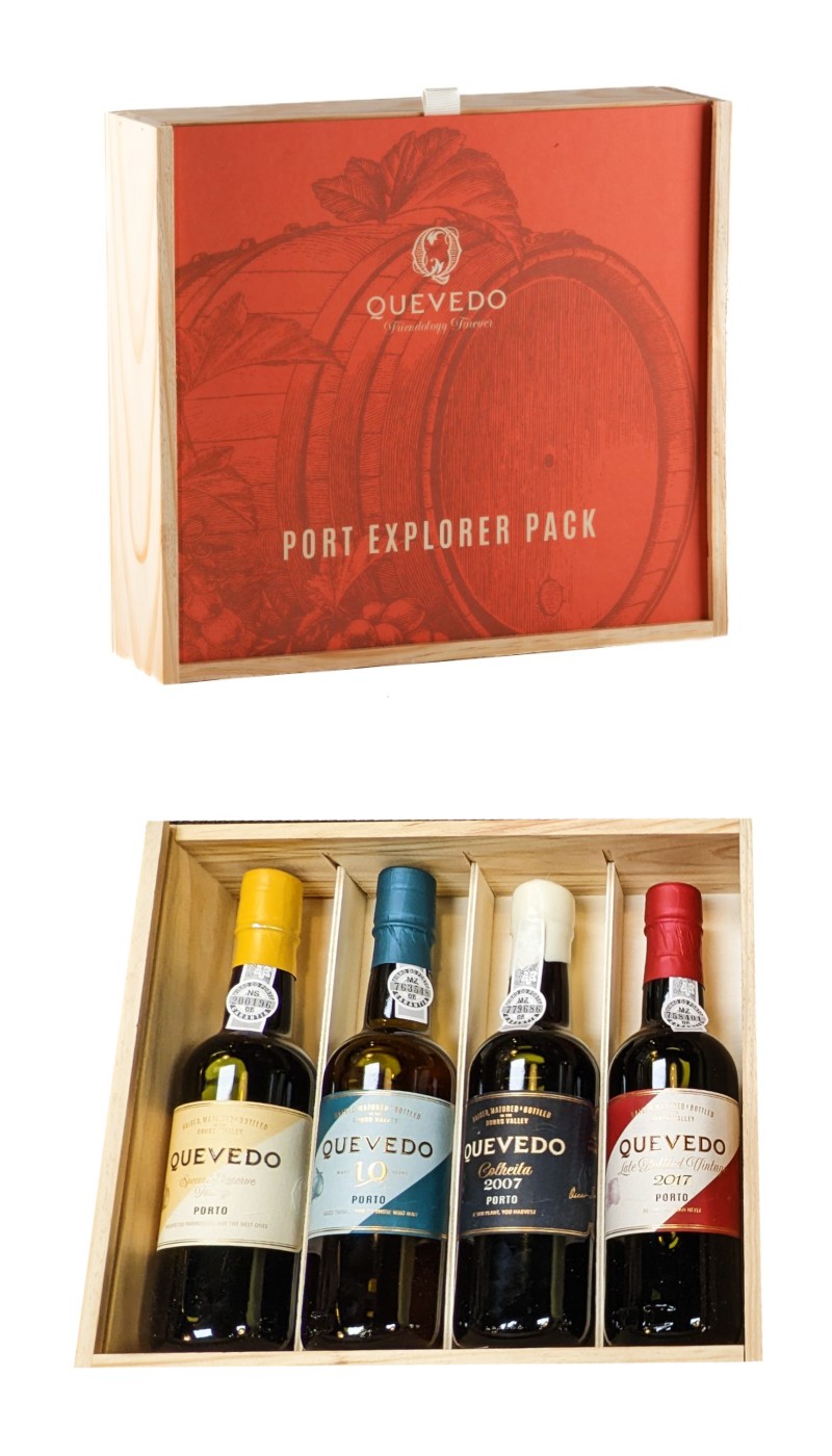 Quevedo Explorer Port Gift Pack 4x375ml