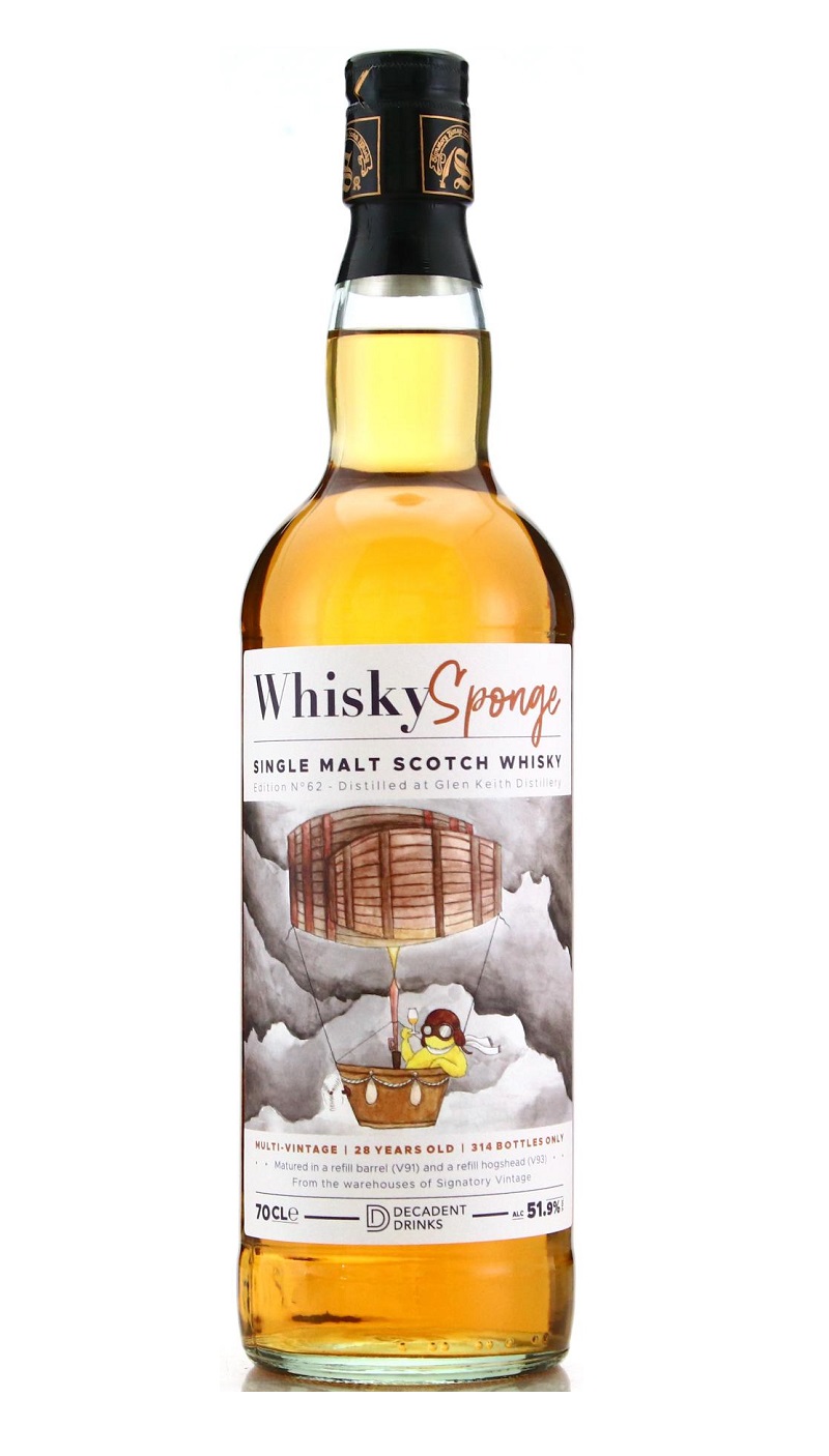Whisky Sponge Glen Keith 1993 Ed. No.62