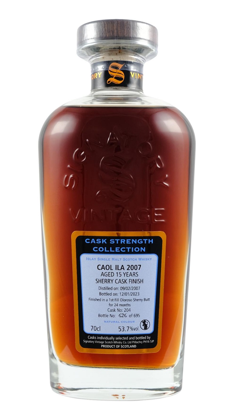 Signatory Caol Ila 2007 15 Year 53.7%