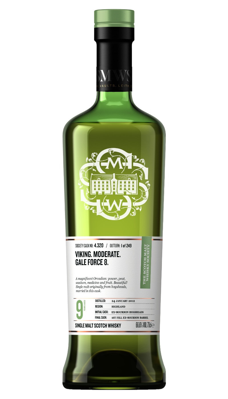 SMWS 4.320 VIKING. MODERATE. GALE FORCE8