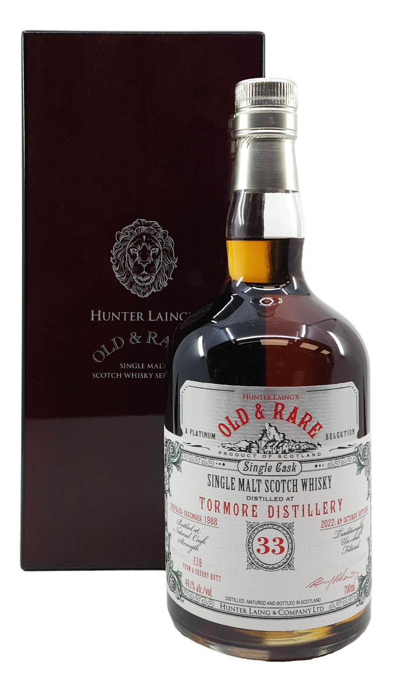 Old & Rare Tormore 33 Year