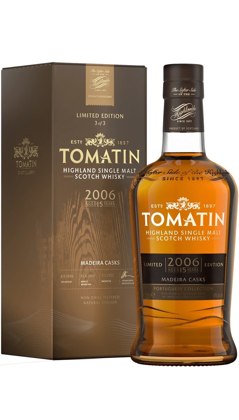 Tomatin 2006 Madeira Cask 15 Year