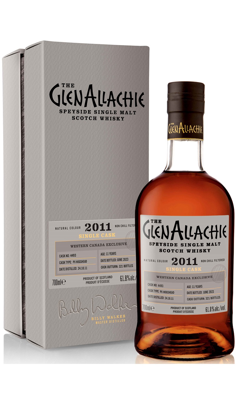 GlenAllachie 2011 PX Sherry Cask #4493