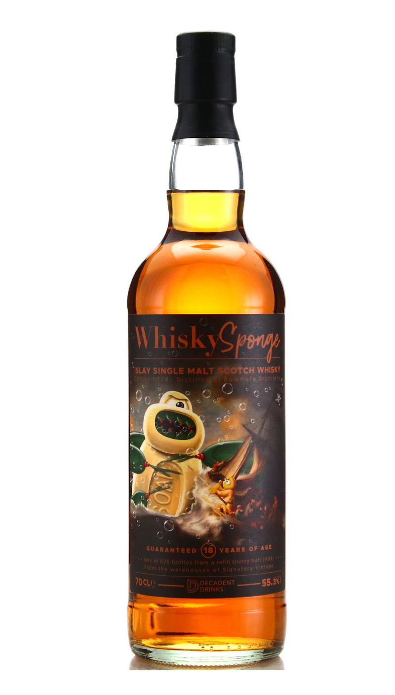Whisky Sponge Bowmore 18 Year