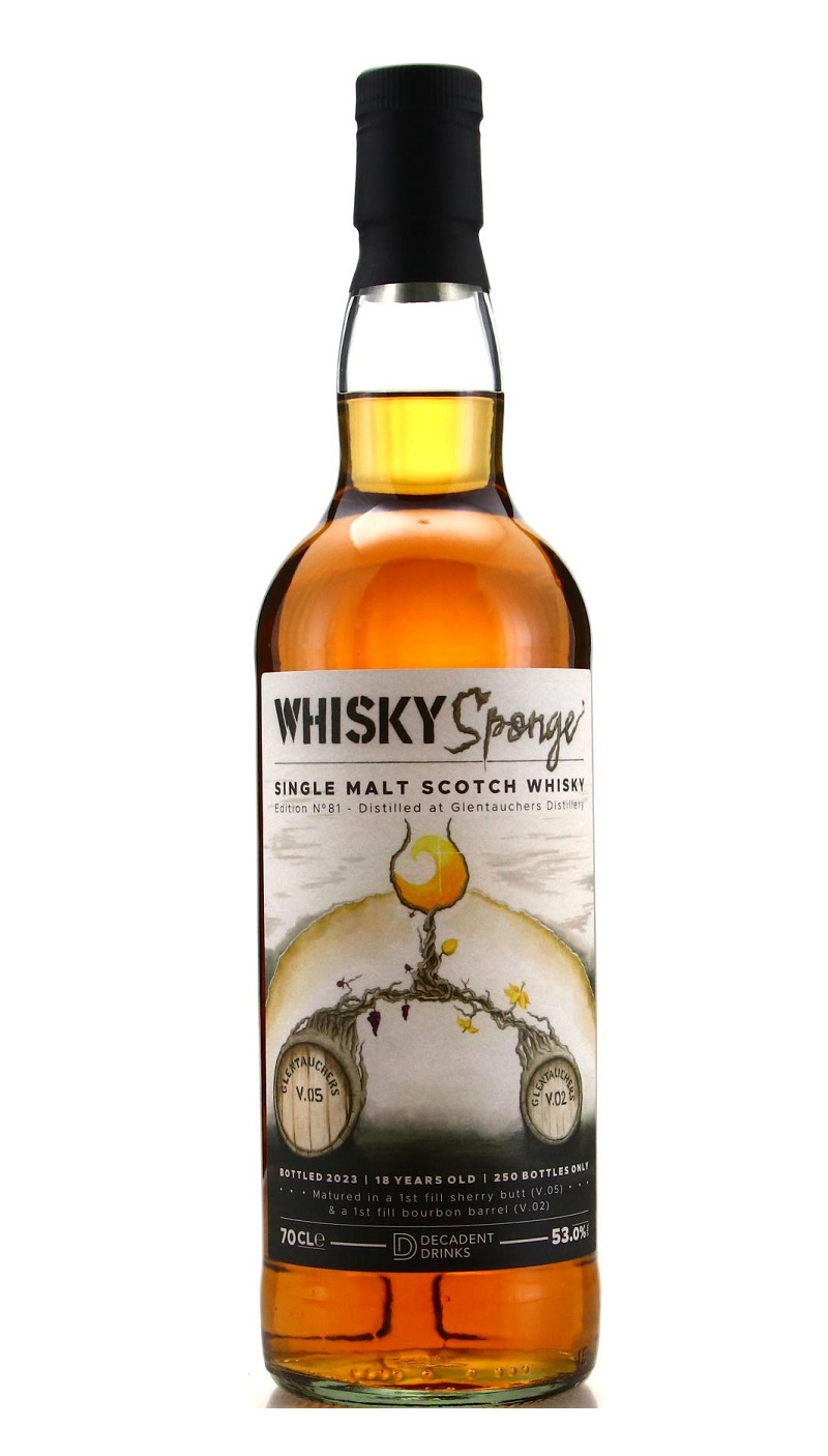 Whisky Sponge Glentauchers 18 Year