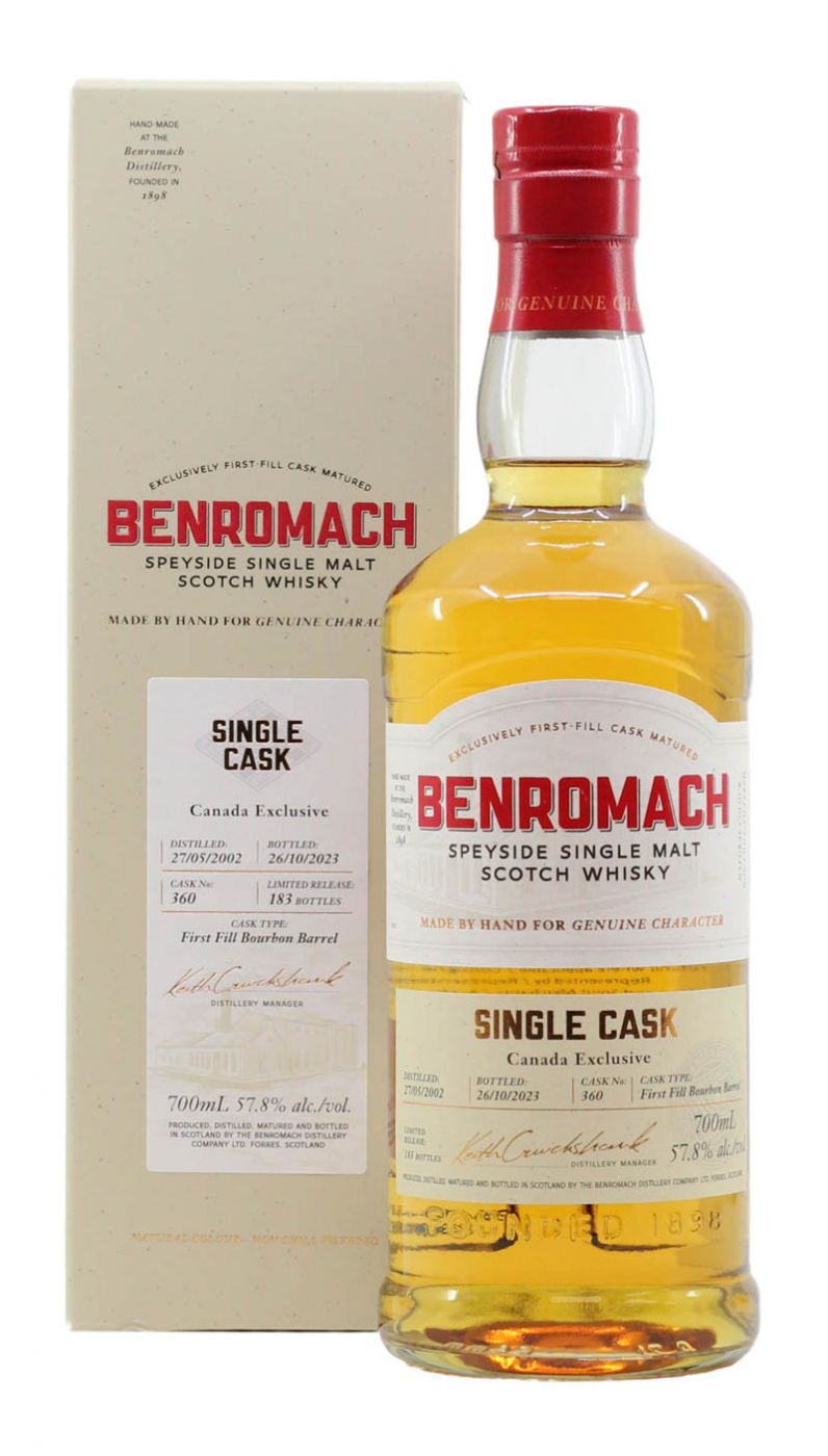 Benromach 2002 Cask 360 Canada Excl
