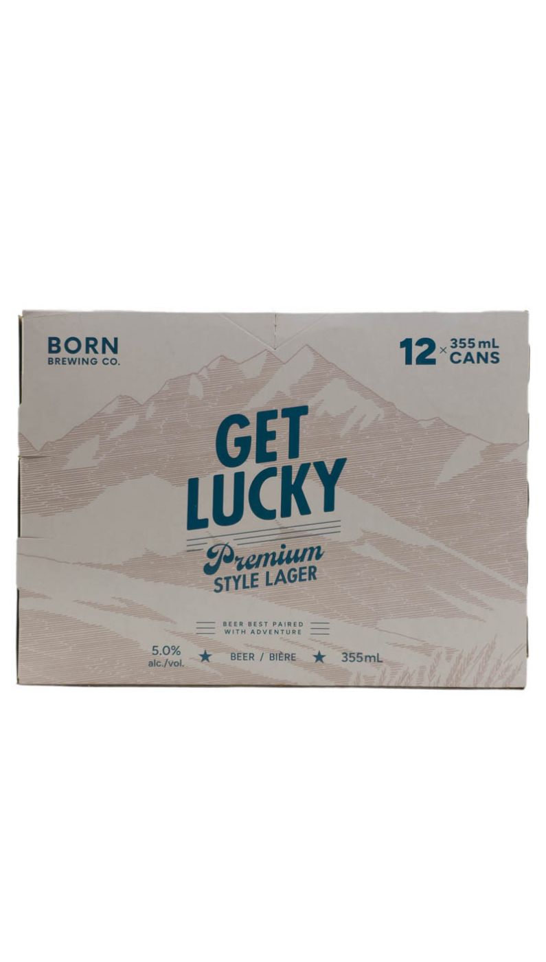 Born Brewing Get Lucky Lager 12pk