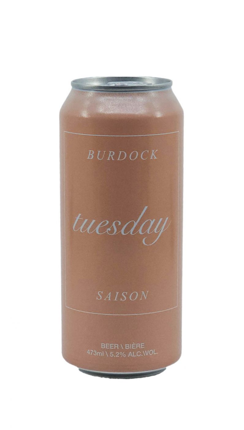 Burdock Tuesday Saison Tall Can