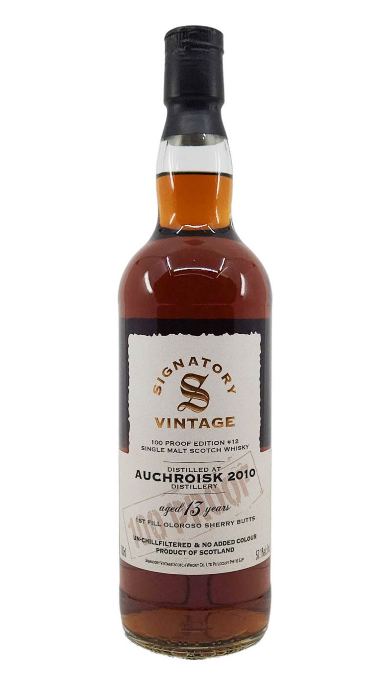 Signatory 100 Proof Auchroisk 2010