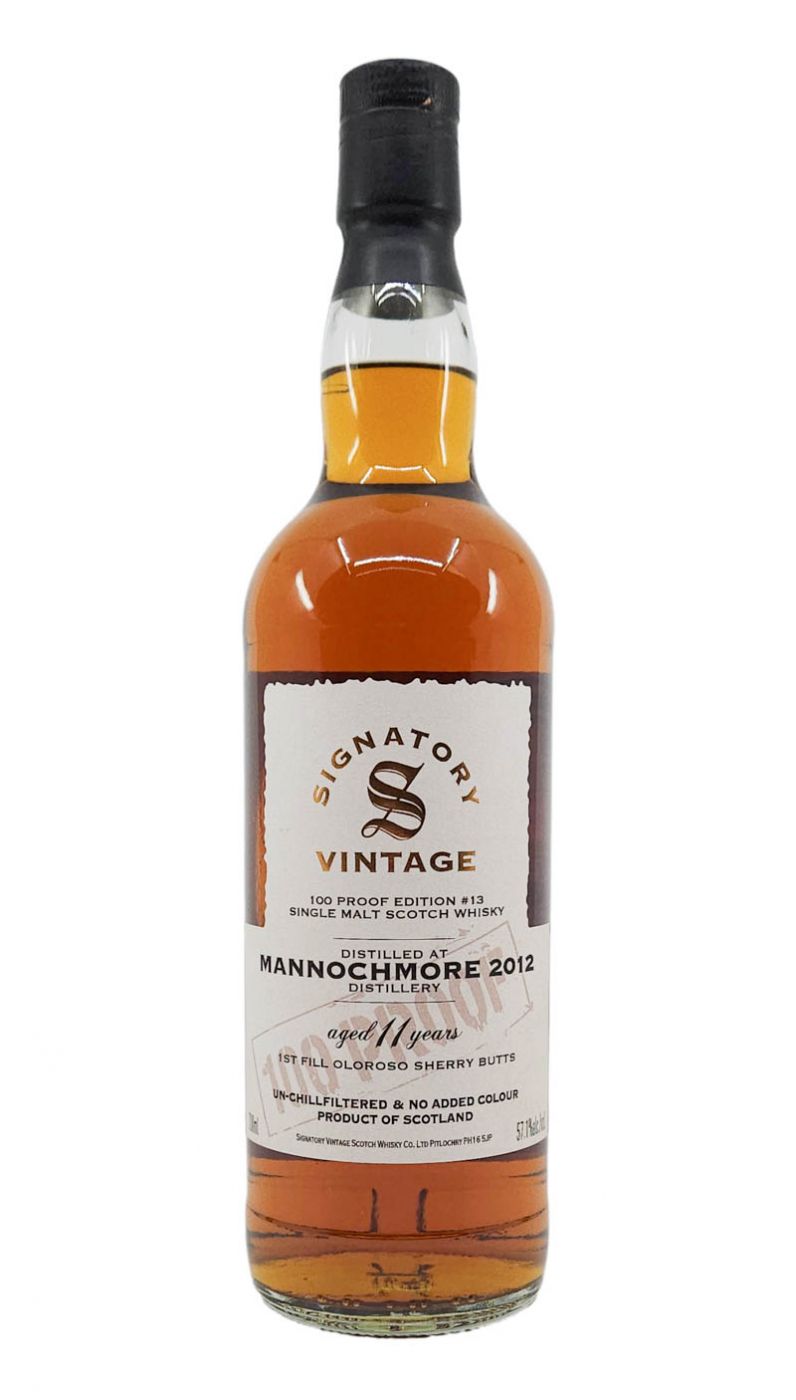 Signatory 100 Proof Mannochmore 11 Yr