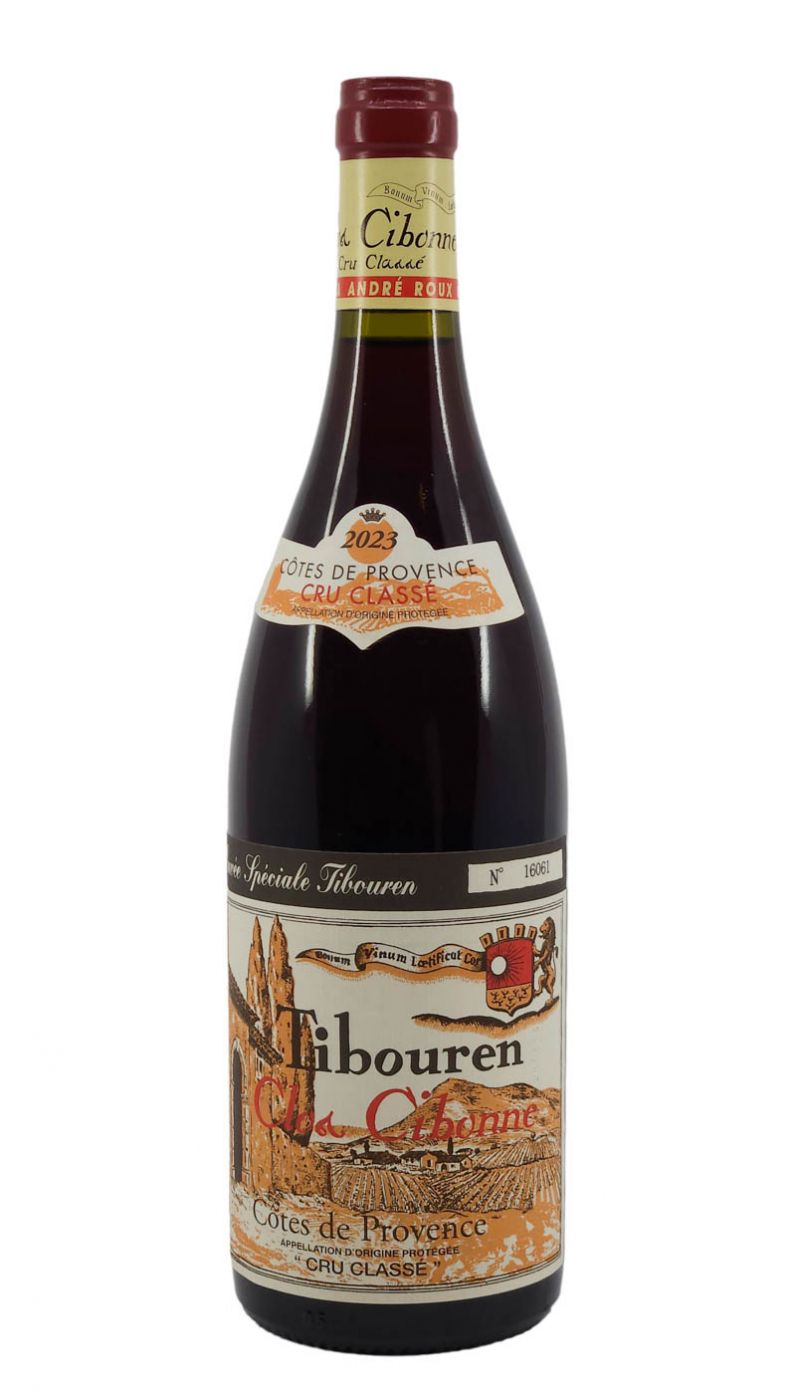 Clos Cibonne Tibouren Tradition Rouge