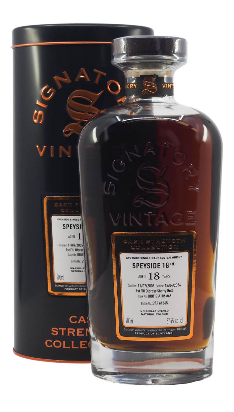 Signatory Speyside (M) 18 Year 57.4%