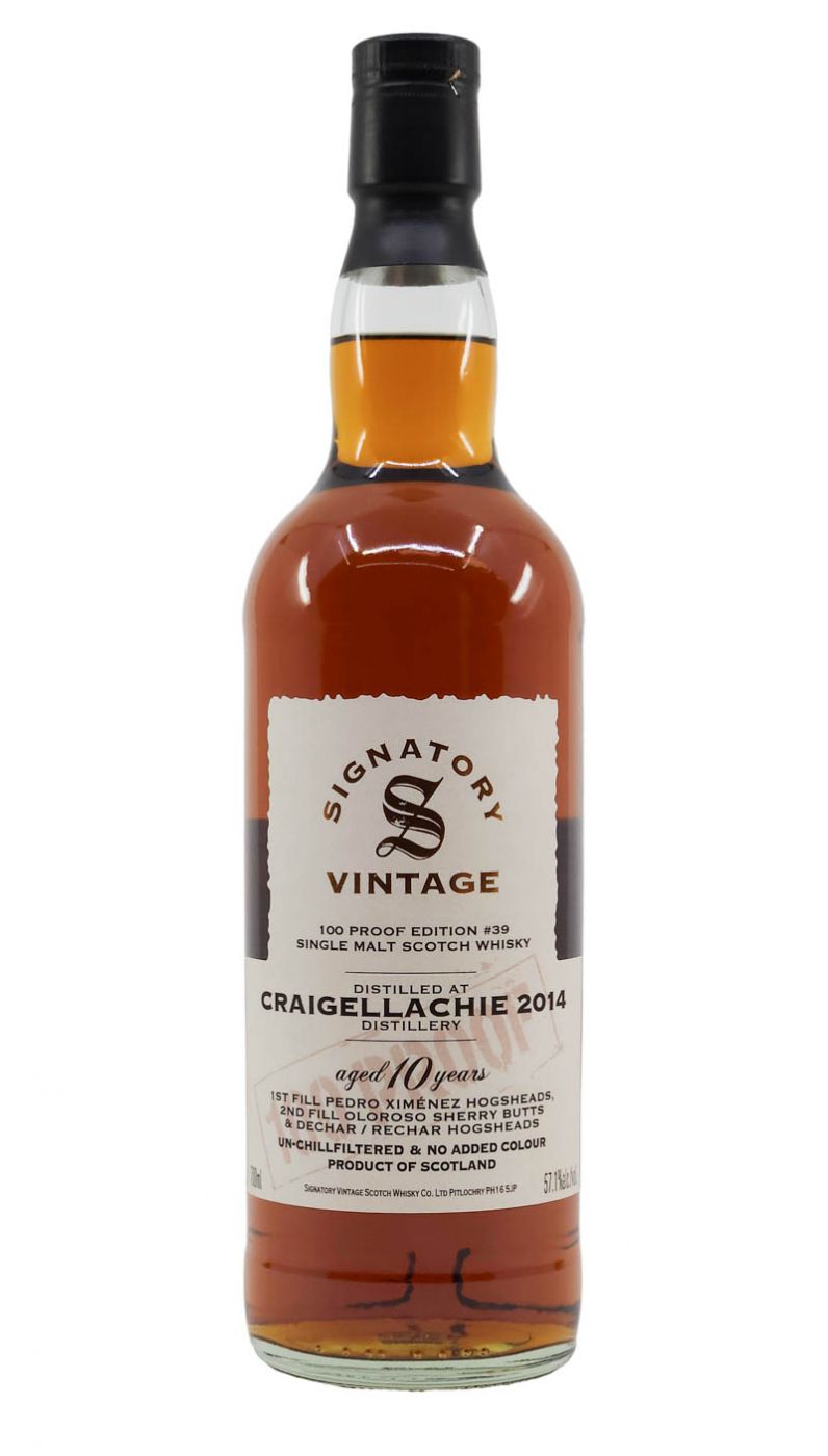Signatory 100 Proof Craigellachie 10 Yr