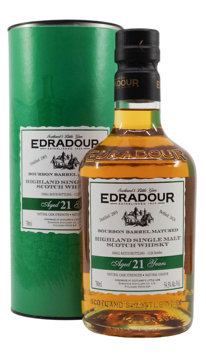 Edradour 21 Year Bourbon Barrel 54.3%