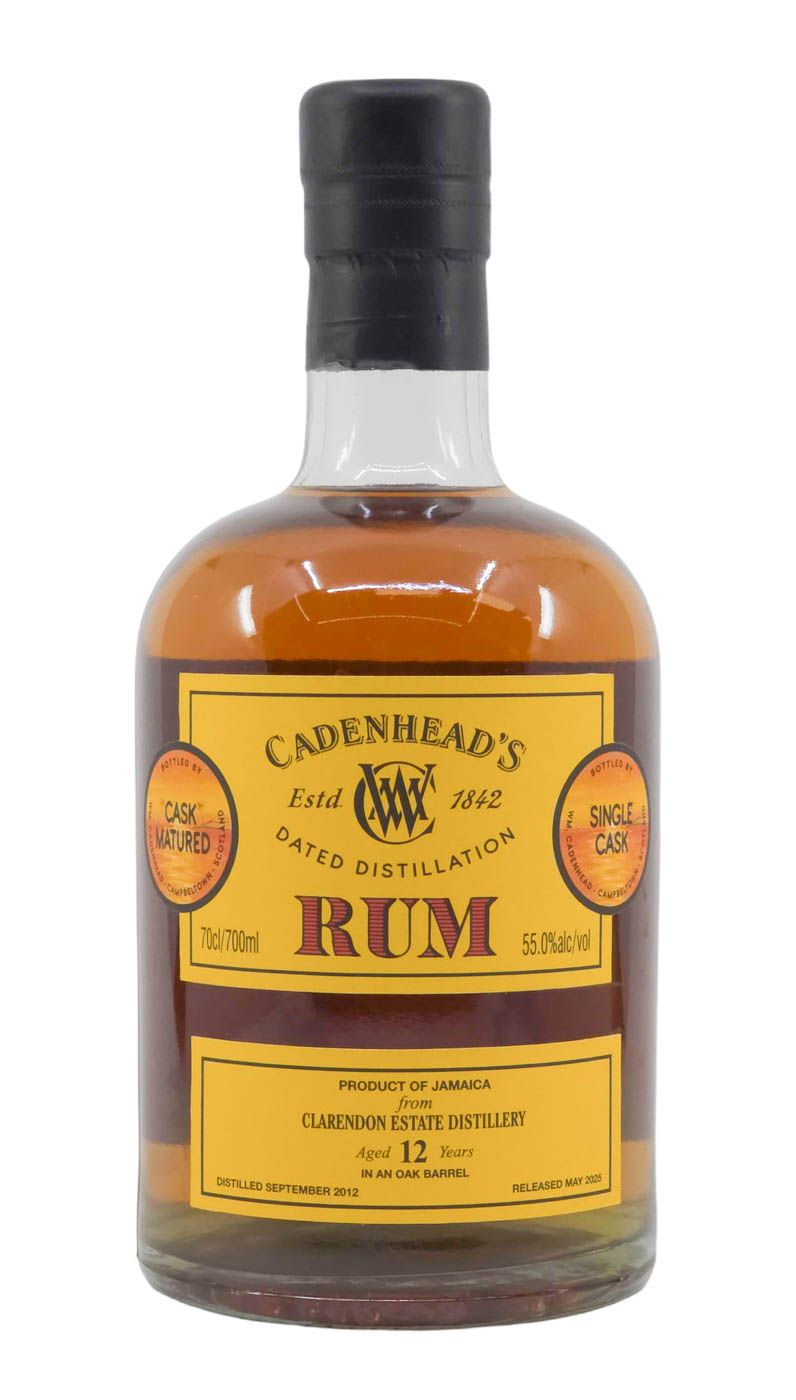 Cadenhead Clarendon Estate Rum 12 Year