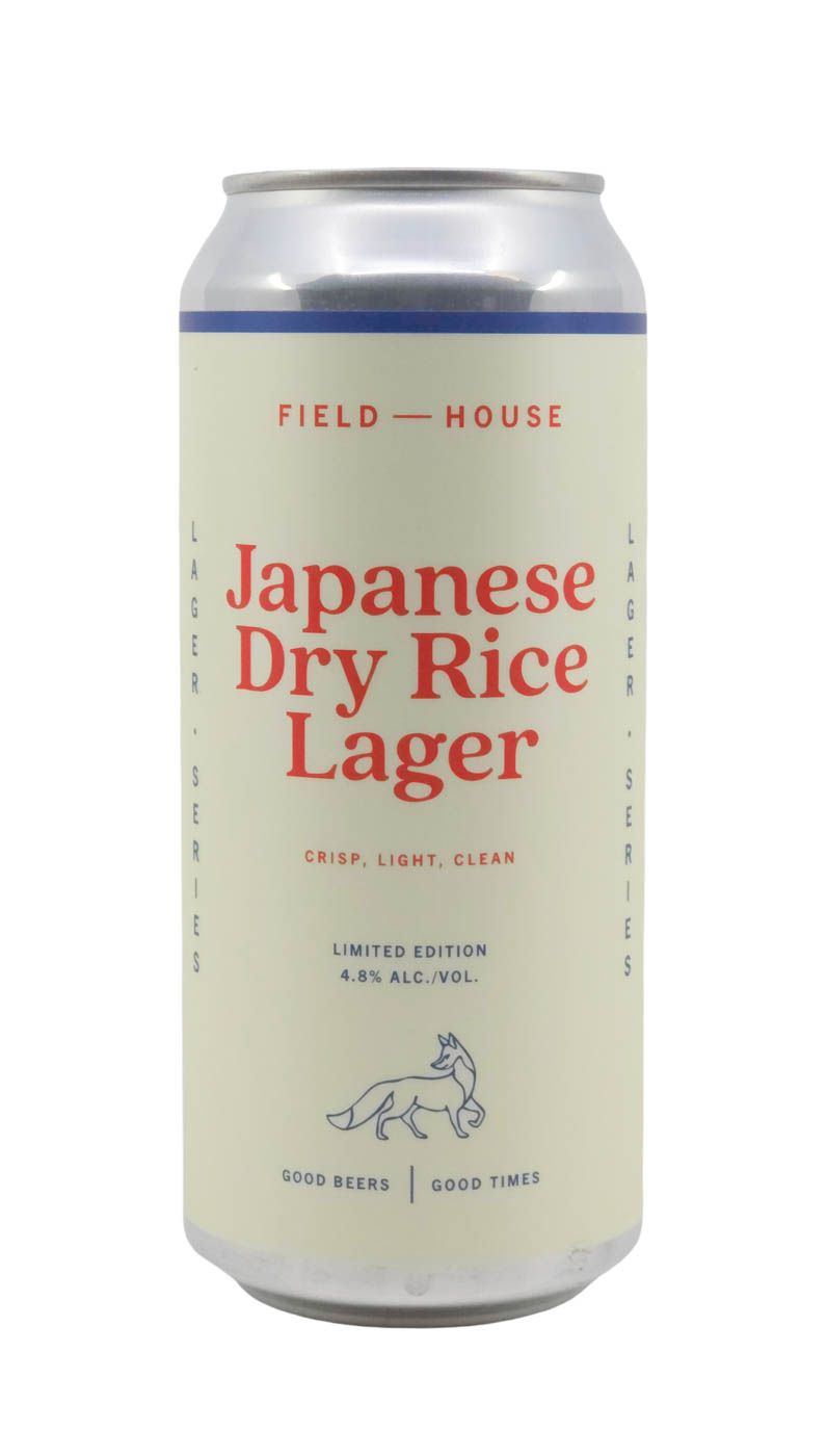 Field House Japanese Dry Rice Lager