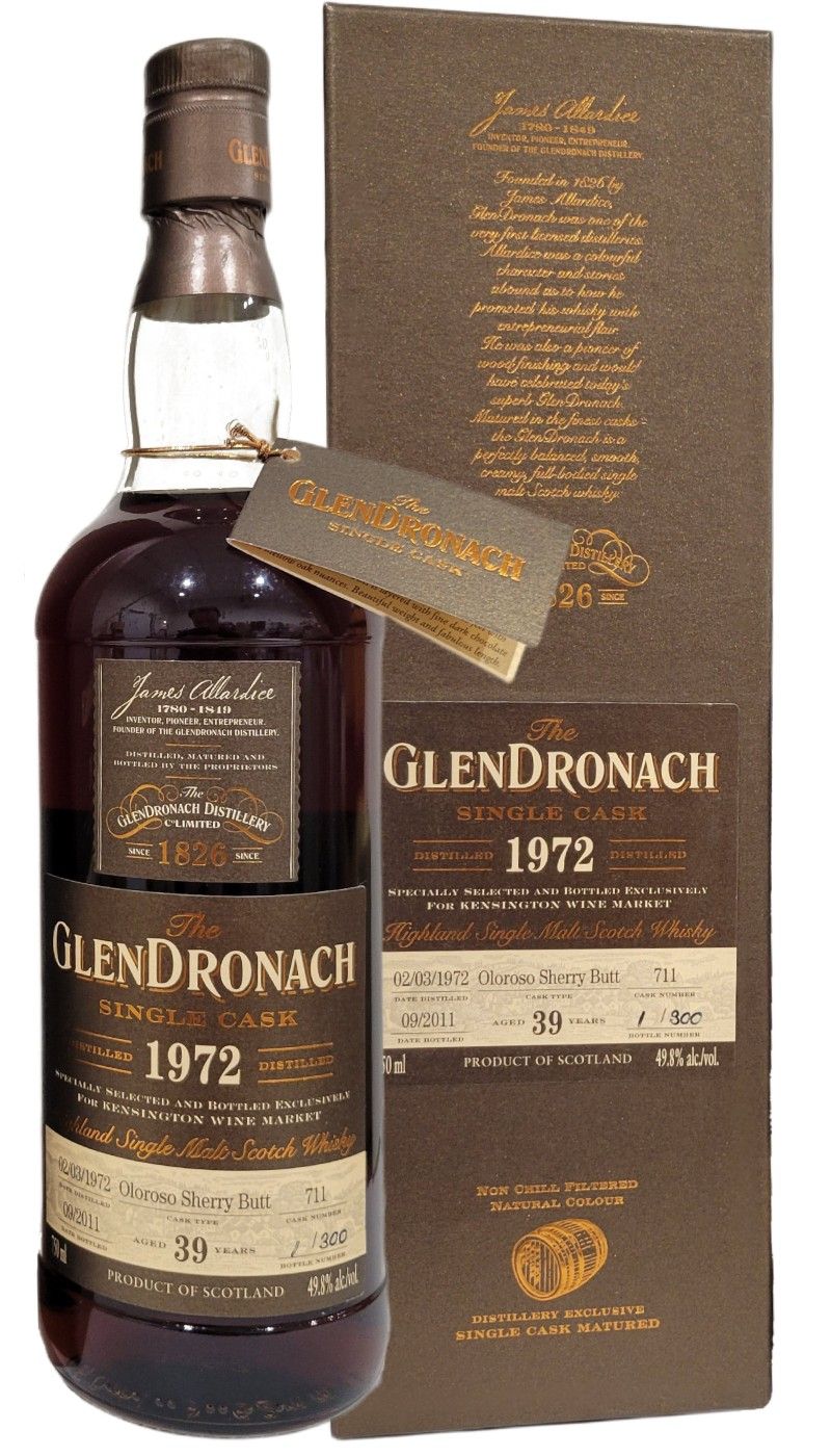 Glendronach 1972 KWM Cask 711 39 Year