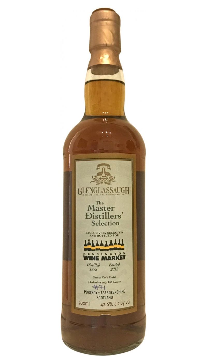 Glenglassaugh 1972 KWM Sherry Cask 39 Yr