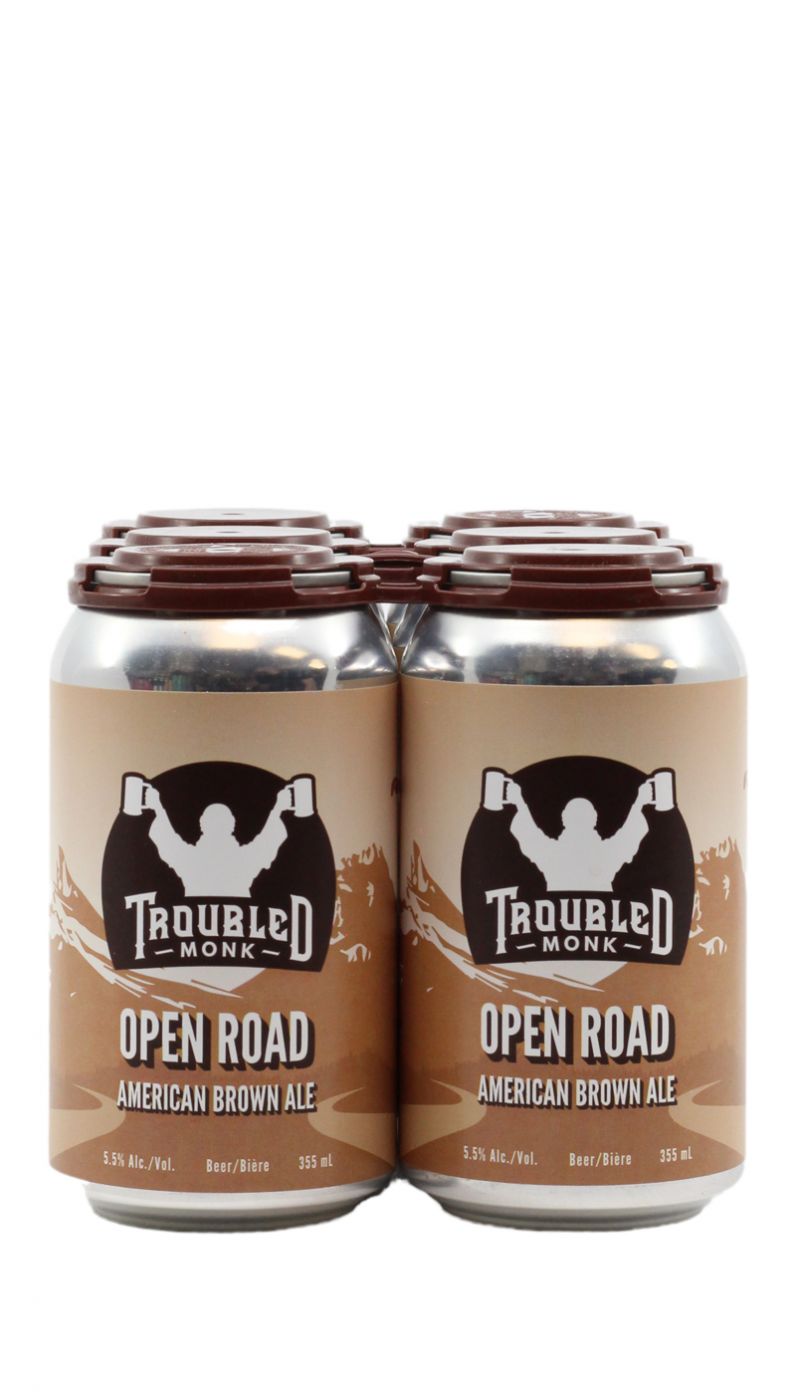 Troubled Monk Open Road Brown 6 pk