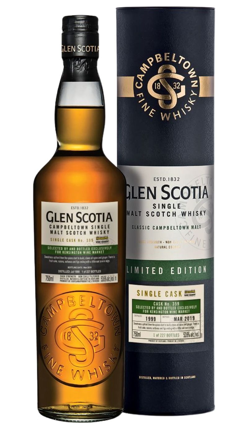 Glen Scotia 1999 KWM Cask No. 359