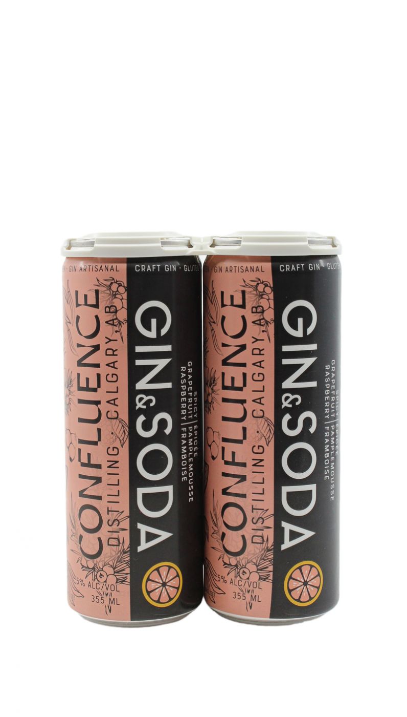 Confluence Gin&Soda Grapefruit Raspberry