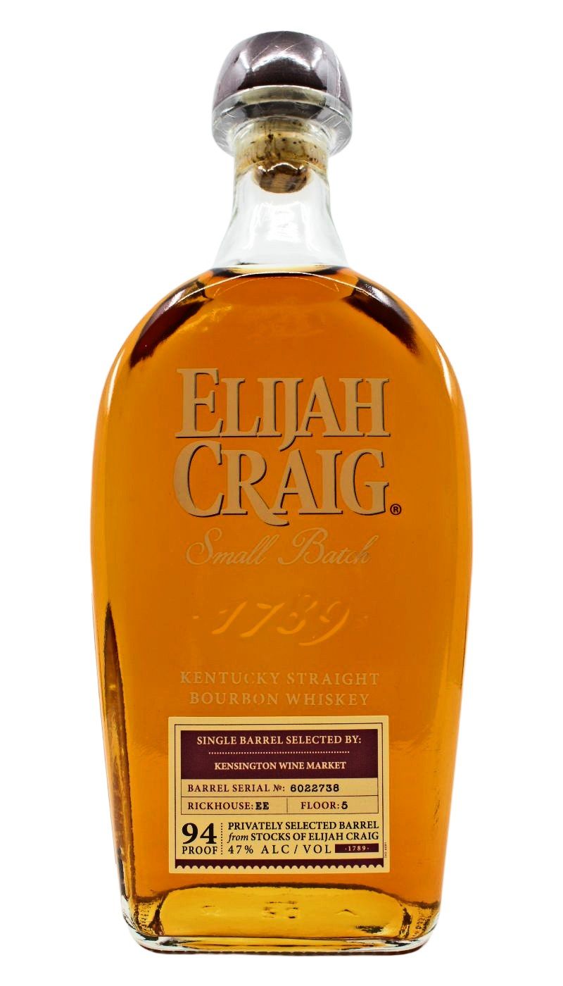 Elijah Craig KWM Single Barrel Bourbon 2
