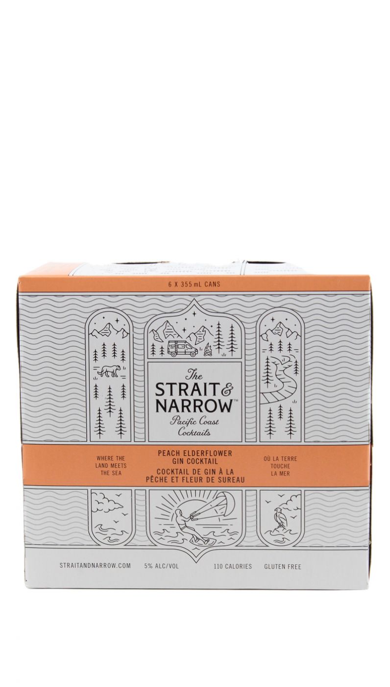 Strait & Narrow Peach Elder 6pack