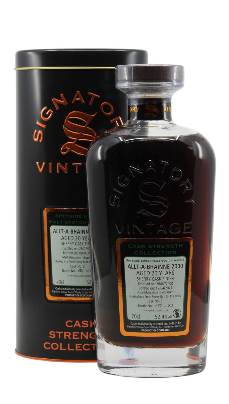 Signatory Allt-A-Bhainne 2000 52.4%