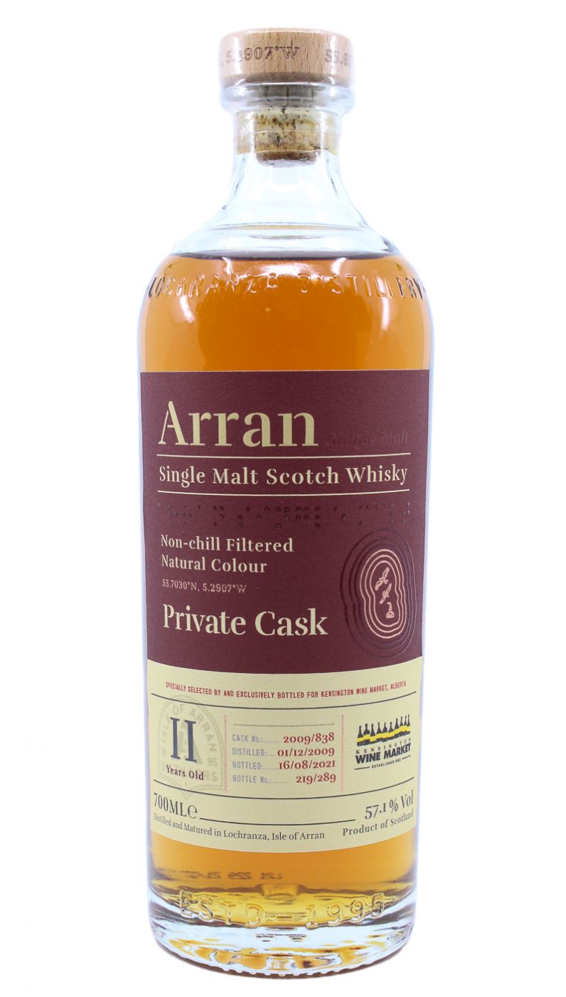 Arran 2009 KWM Sherry Cask #838
