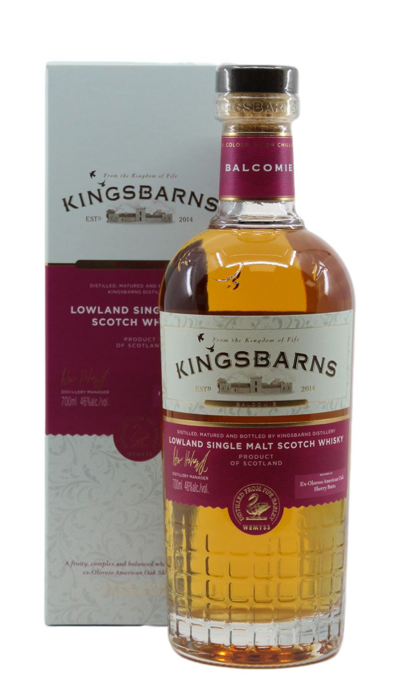 Kingsbarns Balcomie Single Malt 46%